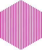 Stripes Pink Hexagon