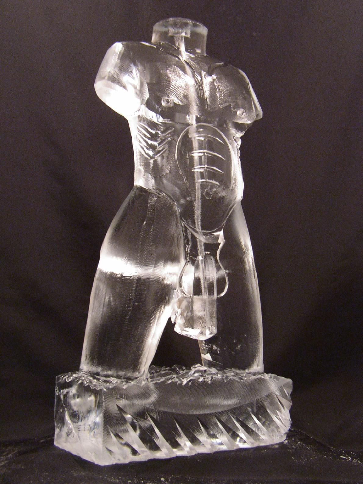 Male Torso Ice Luge » Ice Sculptures Gallery » TheIceBox