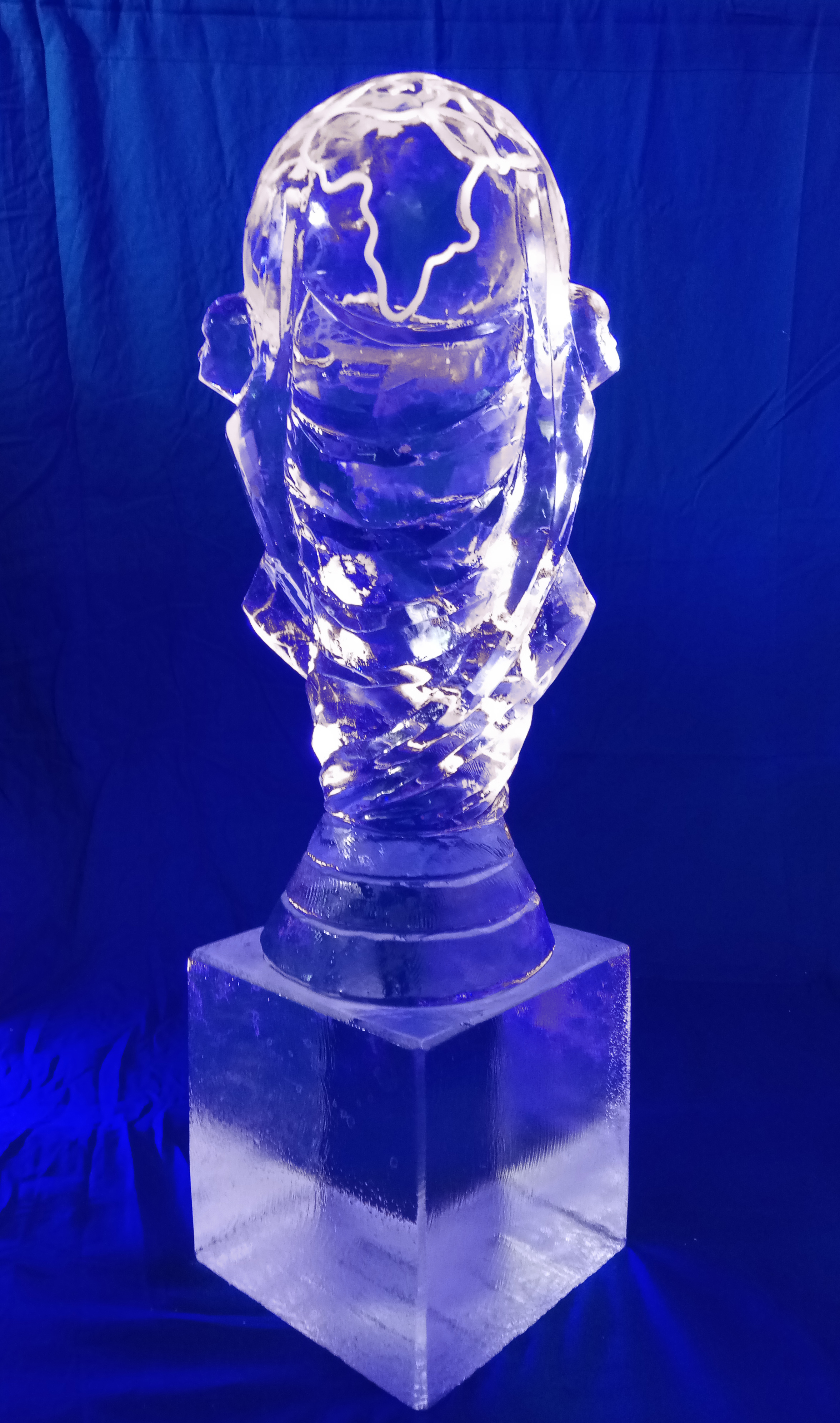 World Cup Trophy Ice Sculpture