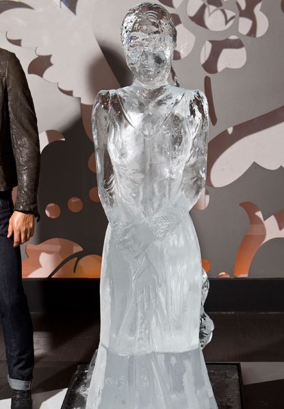 Bella Swan Ice Sculpture at Madam Tussauds