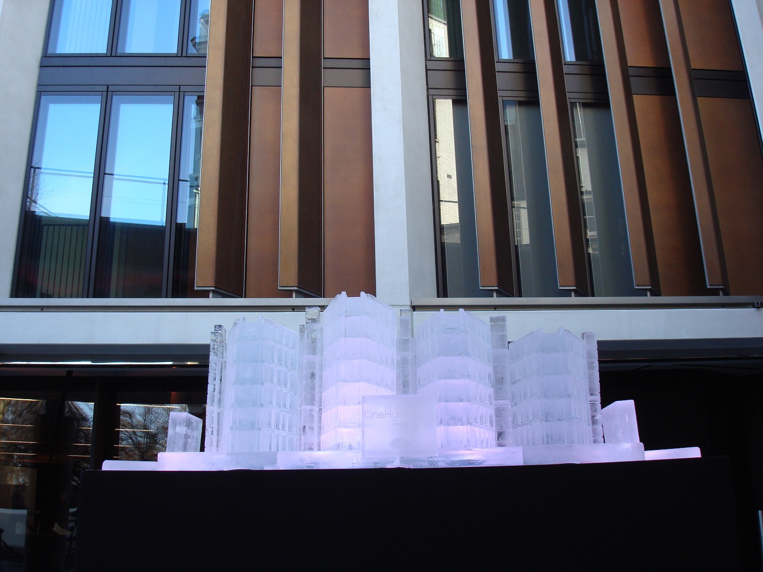 One Hyde Park Ice Building Replica