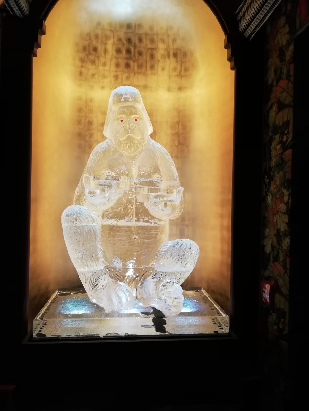 Gorilla Ice Sculpture